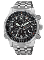 Orologio Citizen Uomo Crono Pilot Super Titanio Radiocontrollato in Titanio CB5850-80E - CB5850-80E